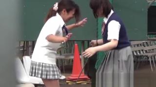 Bro Naughty Japanese schoolgirls pissing in secret public place Masterbation