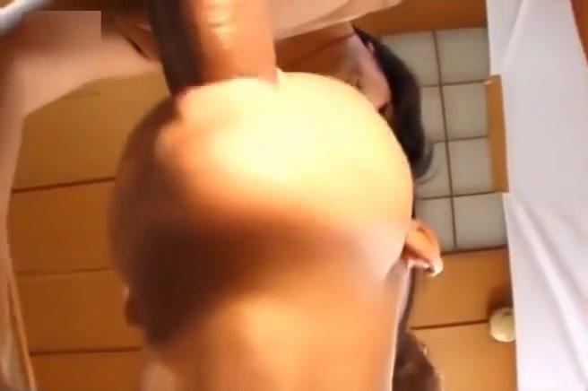 Japanese AV Model gets cum from sucked boner after strong bonking - 1