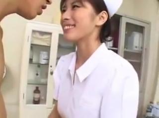 Gay Natural Perfect Asian Nurse BJ CIM Pee