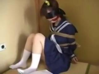 Tgirl Japanese School Girl Bondage Booty