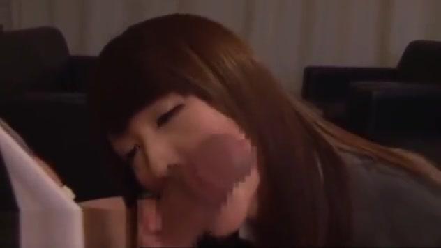 BananaBunny attractive japanese office lady oral and facial cum Interracial