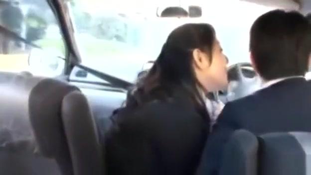Pussy Lick Office Lady Rubbing Guy Cock In The Car Bigass