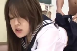 Web Cam Japanese school girl sucks and fucks. Cumshot