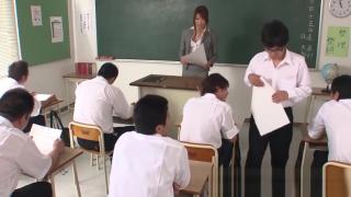 Cumming Hot Asian teacher blows her student and plays with his cum Brasileiro