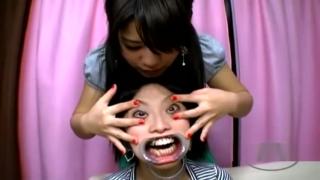 Strange Asian Girl Gag In Mouth Getting Her Teeths Licked Nose Tortured With Hooks Blackwoman
