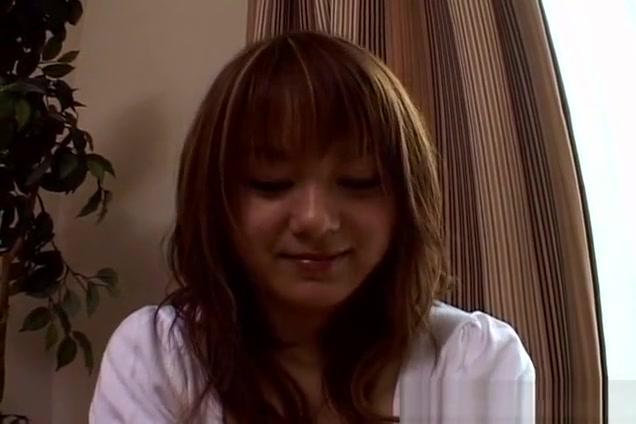 Rui Natsukawa Pretty Asian Teen Shows Big Tits And Smiles - 1