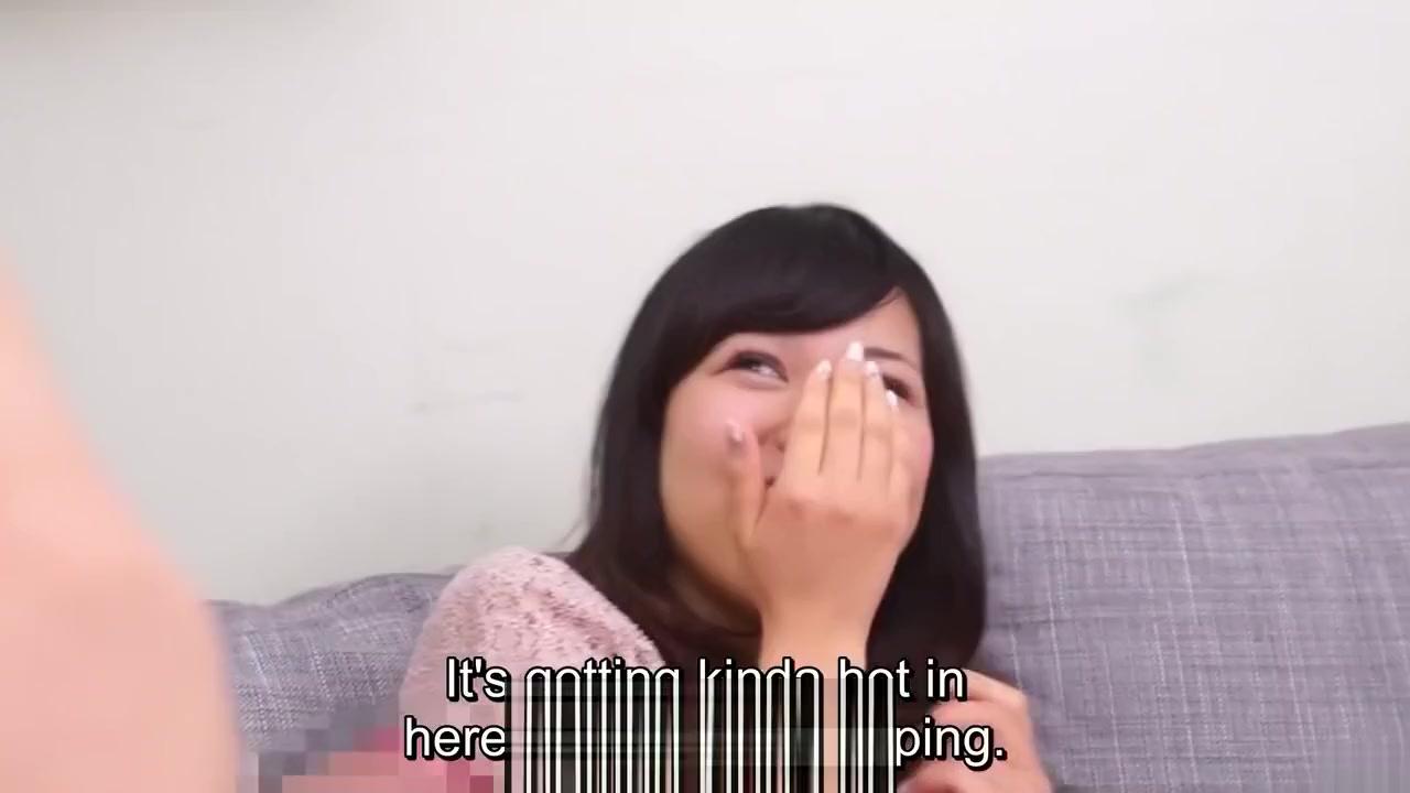 Subtitled CFNM Japanese friend watches surprise blowjob - 1