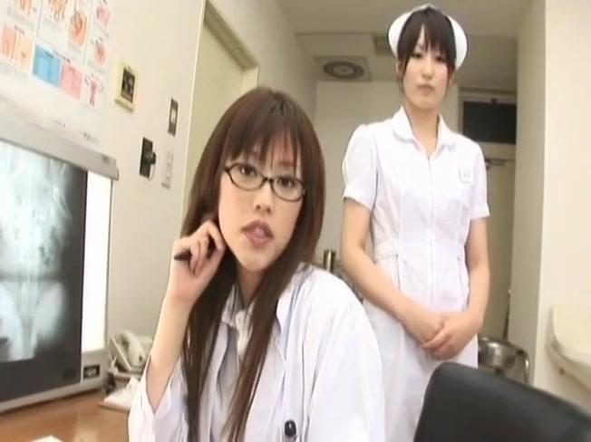 Rika Nagasawa and Mao Sakurai Naughty Asian nurses give hot blowjobs - 2