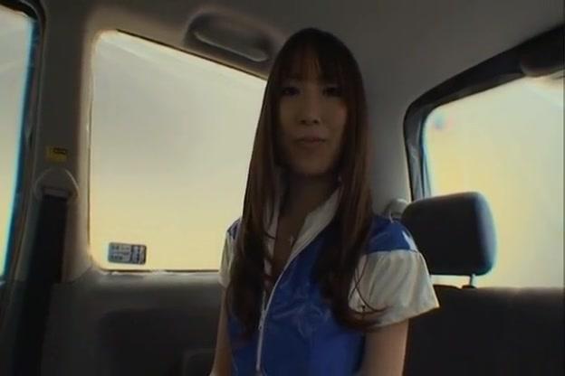Racing Queen Miyu Nakai Teases Her Driver on the way to a Shoot - 1