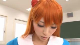 Threeway Yuu Namiki Lovely Japanese model in cosplay...