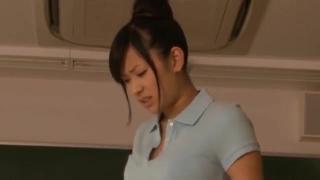 Sola Sexy schoolgirl Nana Ogura msturbates a big cock with her feet. eFappy