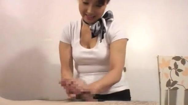 Hot mature Japanese woman massage special riding cock - 1