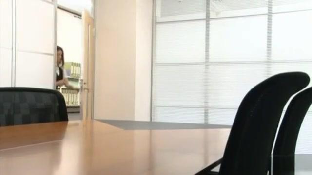 Horny Office Girl Rin Ayame Masturbates While Sucking Dicks - 1