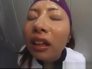 Suck Real amateur japanese babe gets facial and bukkake in groupsex Hugetits