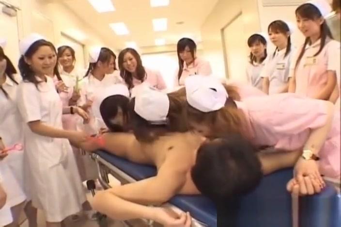 Asian nurses in a hot gangbang part3 - 2