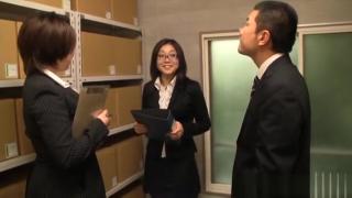Eve Angel Enticing Japanese AV model sucks cock in the office Ero-Video