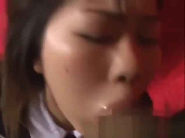 Oldyoung  Real japanese babe gets her mouth fucked and gets bukkake Gozo - 2