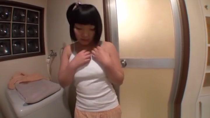 Hot Japanese model gets a fucking in the bathroom - 1