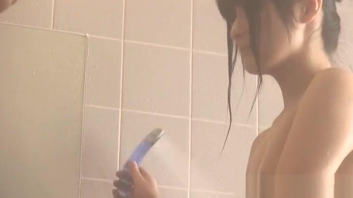 KindGirls  Chika Hirako nice Asian teen sucks cock in the shower iTeenVideo - 1