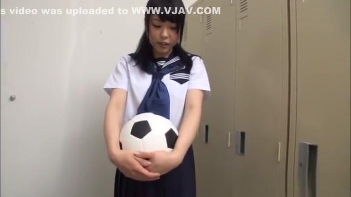 Hot Brunette  Alluring Asian teen in school uniform gets cornered after class HClips - 2