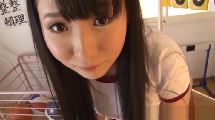 Amateur Asian teen Rin Suzune in school uniform gives blowjob - 2