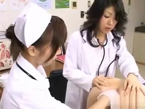 Sister Japanese ladys exposed anus studied by milf nurses Creampies