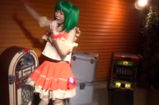 Moan Kinky Japanese cosplay lover Chika Arimura makes a solo action Gay Brokenboys
