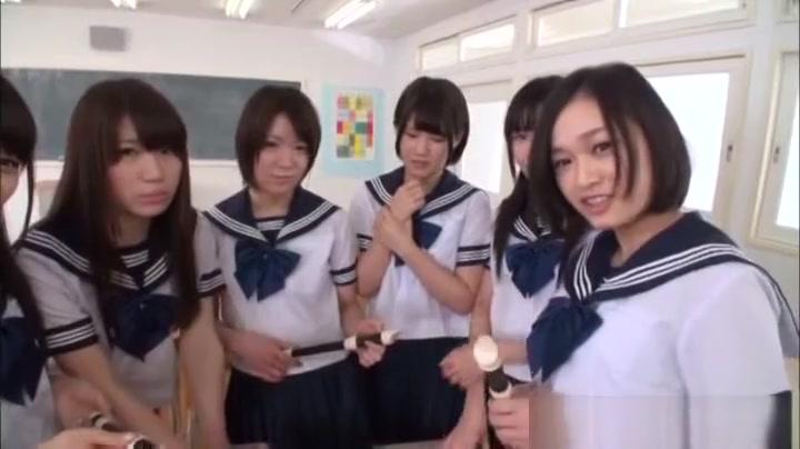 Naughty Asian teens are horny schoolgirls in arousing porn show - 2