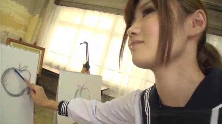 young Maya Kawamura blows cock and fuck at school - 2
