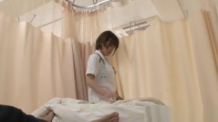 Thief Kotomi Saeki naughty Asian nurse enjoys giving handjobs Stripping