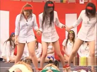 Feet Japan employees play weird bizarre group oral sex game Dicks