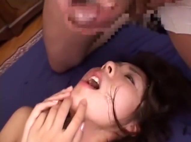 Japanese girl gets cum all over face 4 - 1