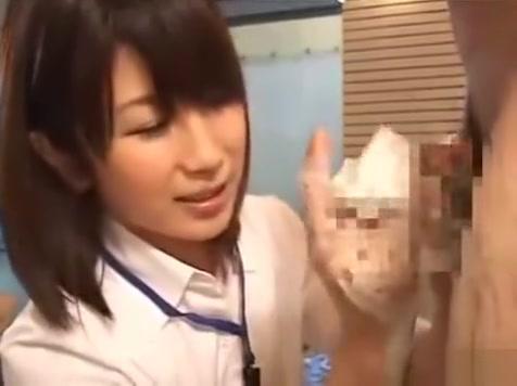 LovNymph Shy Japanese employee gives out handjobs at hot spring Pmv