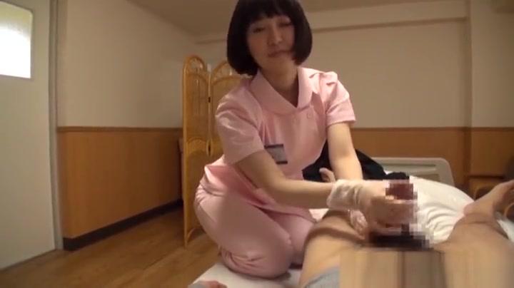 Gaybukkake Yuu Shinoda wild Asian nurse bounces on a boner at work The