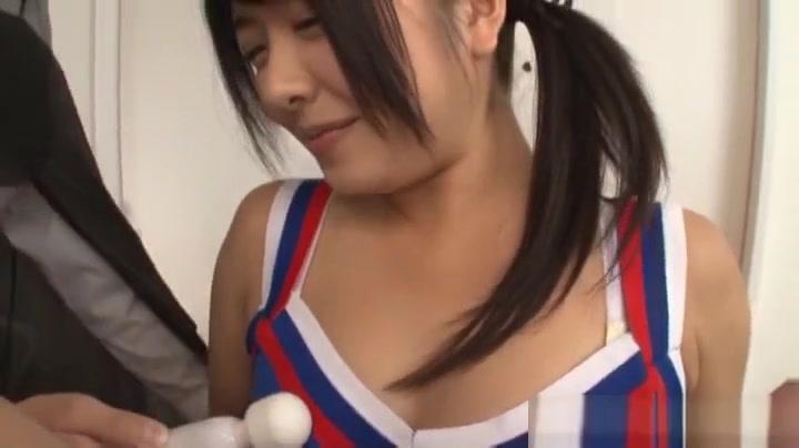 Putita Aroused Asian schoolgirl Aki Hinomoto gets her pussy masturbated Skirt