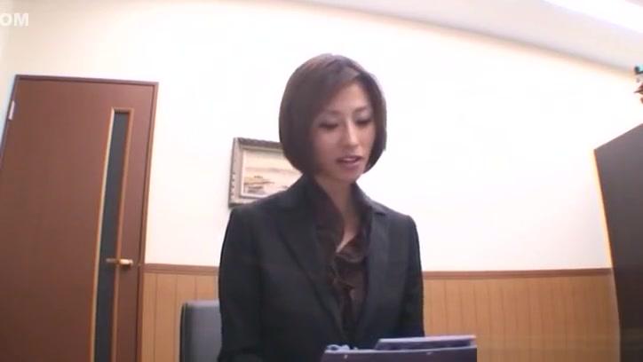 Akari Asahina horny office lady gets milf pussy banged - 2