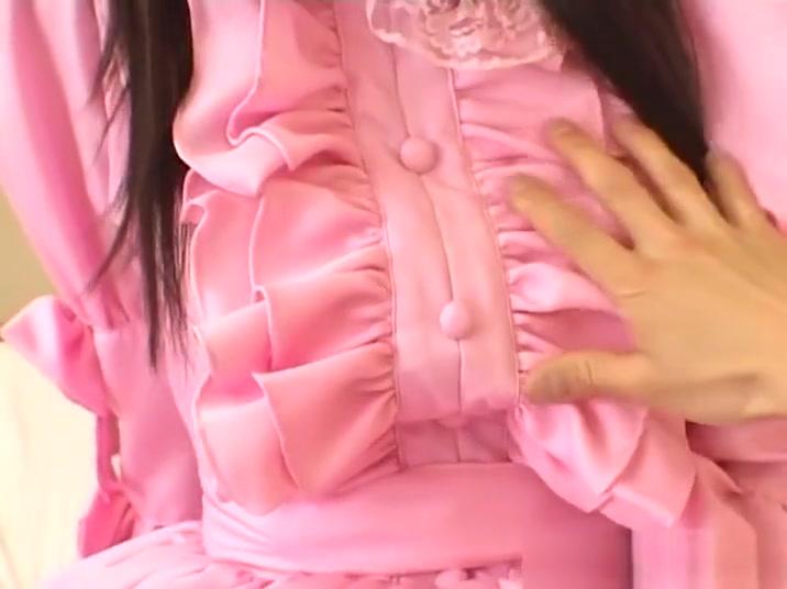 Double Blowjob Naughty Asian milf Noa in pink costume gets cum in her mouth FantasyHD
