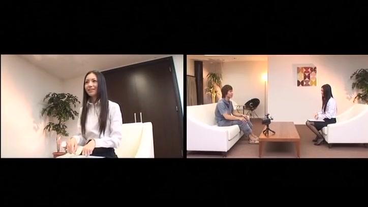 Asian office lady gives position 69 in hot interview by new boss - 1