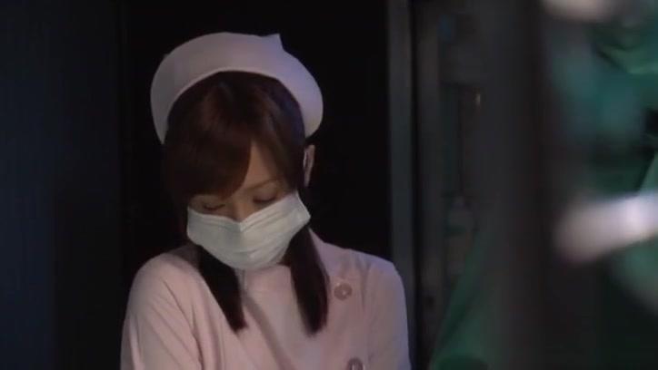 Tongue  Minami Kojima Asian nurse enjoys plenty of pussy play with doctor Vadia - 2