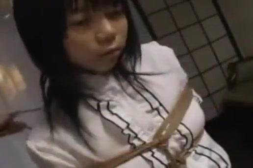 Cute Japanese girl was tied hard and toyed with. - 2