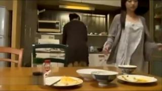 Big Ass Perverted Japanese Step-Son Fucking mother and sister Food