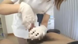 Alexis Texas Nurse cumshot Latex glove handjob Lesbian