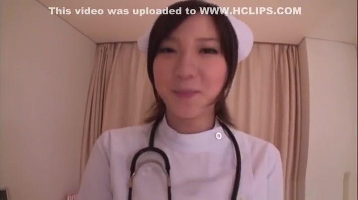 Hot Japanese AV Model sexy nurse gets cum on her big tits - 2
