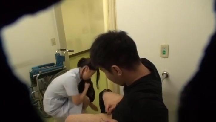 Sizzling hot Japanese nurse gets her twat screwed - 1