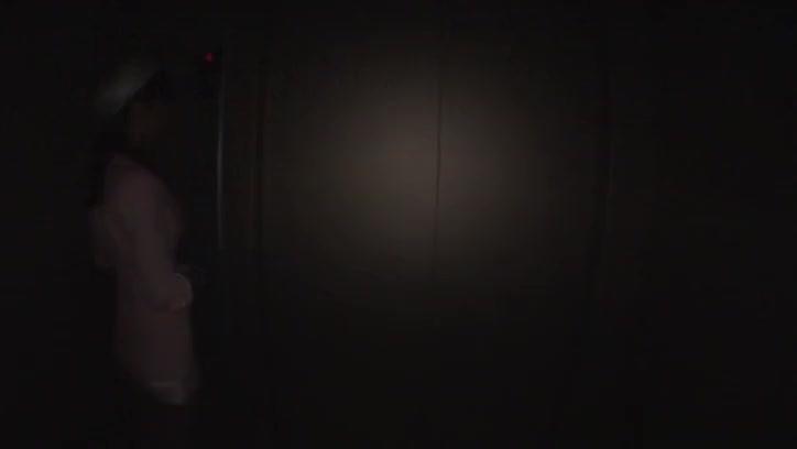 Kaede Fuyutsuki Asian milf enjoys oral sex in the elevator - 2