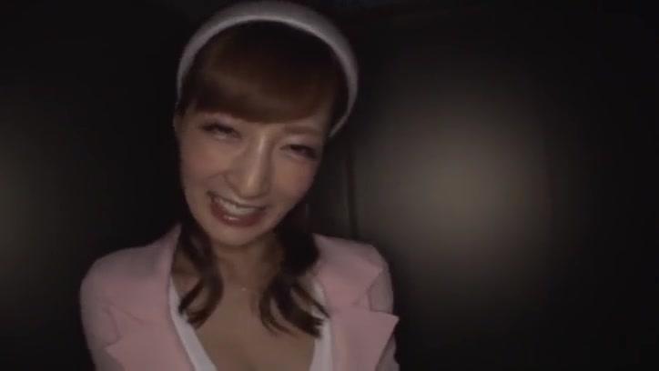 Teensnow  Kaede Fuyutsuki Asian milf enjoys oral sex in the elevator Jerking - 1