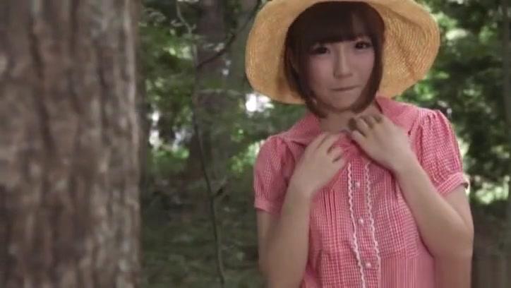 Stunning babe Sakura Kizuna gets banged hard in the woods - 2