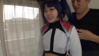 Perfect Body Minami Chinatsu arouses with her firm tits and tight twat Street