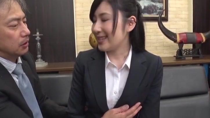 Seino Iroha bonked by her boss on the couch - 2