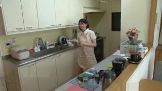 Kink Wife Erina Nagasawa having precious kitchen time with hubby Shyla Stylez